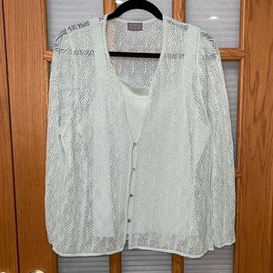 EUC Sigrid Olsen 2pc Sweater Set